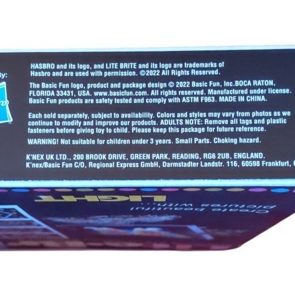 LITE BRITE NEW Glow Peg Toy Game Ultimate Deluxe Ed. Gift Kids Art Design - Picture 4 of 5